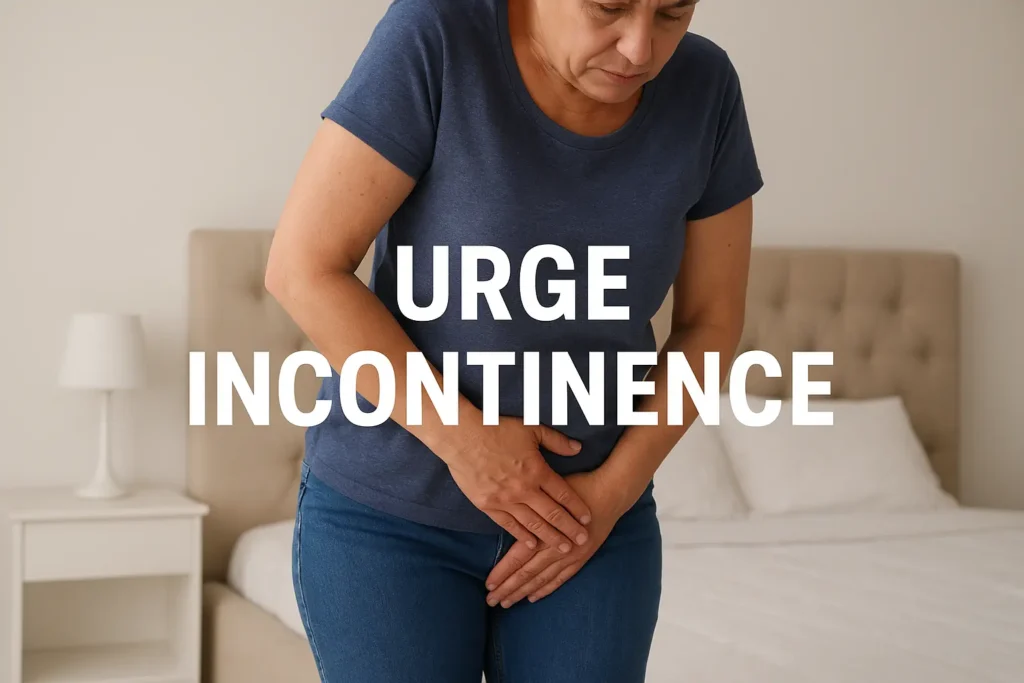how to manage urge incontinence Chessington symptoms