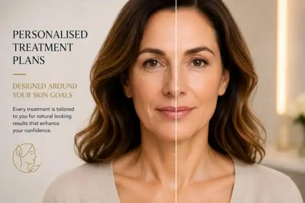 Before and after results of Collagen Lift Therapy Chessington